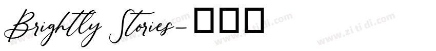 Brightly Stories字体转换